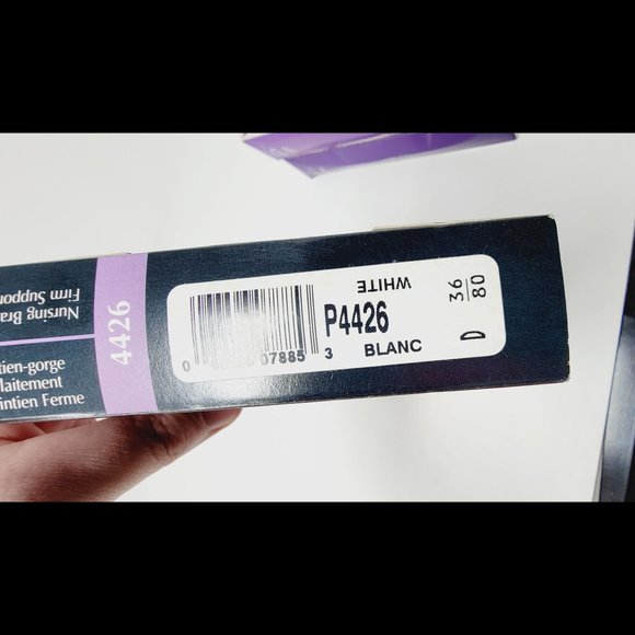 Vintage 90's PLAYTEX Nursing Bra White Size D36 - Picture 3 of 4